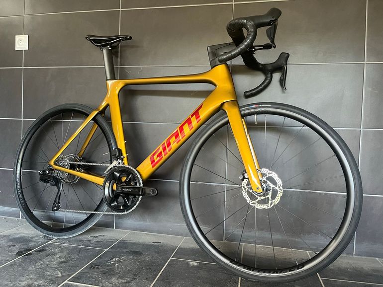 Used Giant Giant Propel Pro 0 Shimano 105 Di2 2022 Road & Gravel, Orange — image 32 of 36
