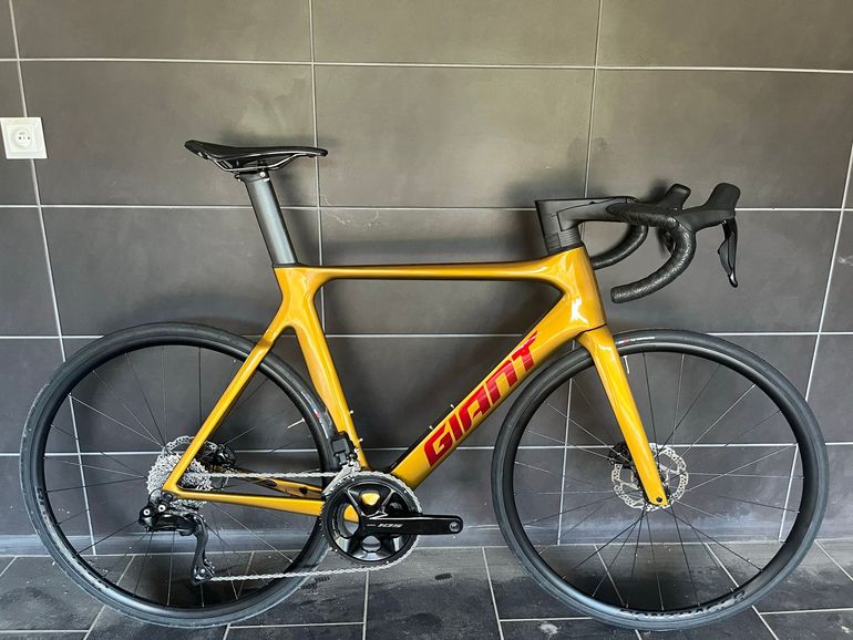 Used Giant Giant Propel Pro 0 Shimano 105 Di2 2022 Road & Gravel, Orange — image 1 of 36