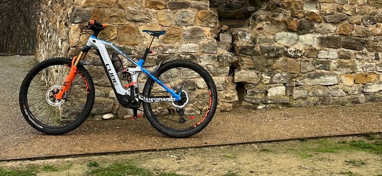 Used CUBE STEREO HYBRID 160 HPC, ACTIONTEAM 750 27.5 2023 2023 Mountainbike, Blue, 27.5 — image 4 of 4