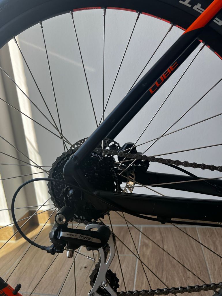 Used CUBE Aim Shimano Acera 2020 Mountainbike, Black — image 7 of 23