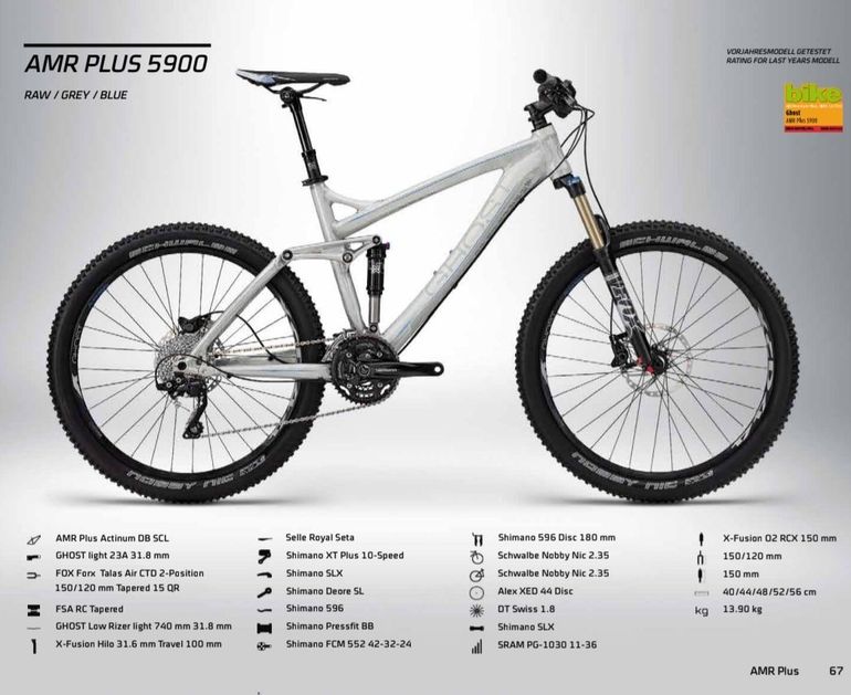 Used Ghost AMR Shimano Deore XT 2013 Mountainbike — image 15 of 15