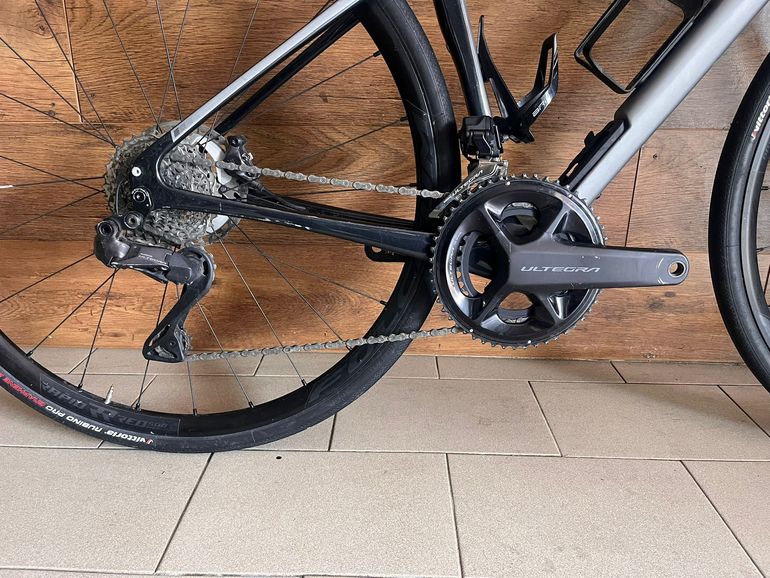 Used Cannondale Cannondale Synapse Carbon 2 RLE Ultegra Di2 ( S ) 2024 Road & Gravel, Light Gray — image 4 of 10