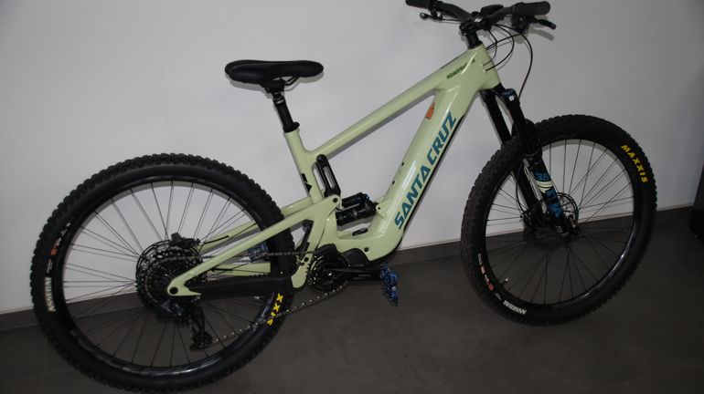 Used Santa Cruz HECKLER GX AXS / Carbon C / MX 2023 2023 Mountainbike, Green, 29, 27.5 — image 13 of 13