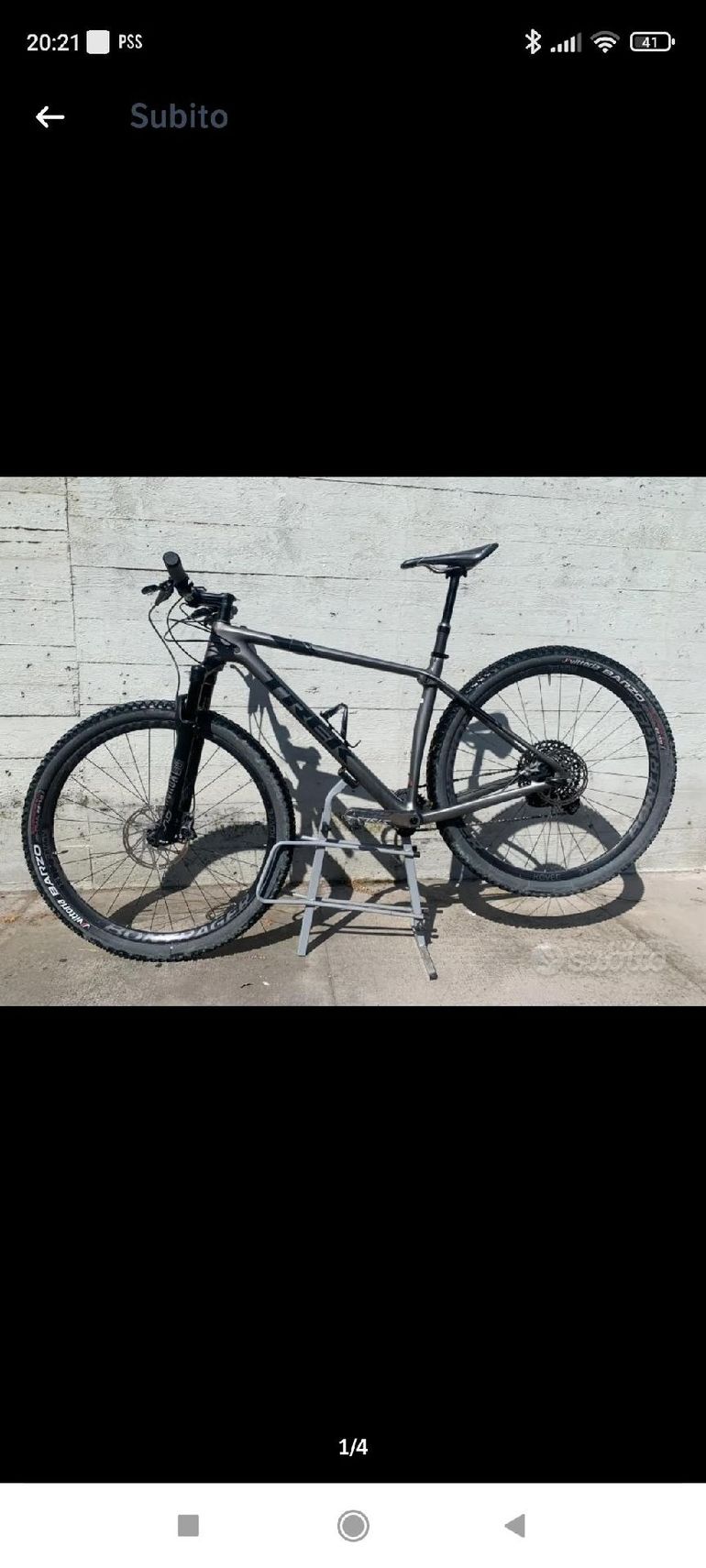 Used Trek Procaliber 9.8 SL 2019 2019 Mountainbike, Light Gray — image 1 of 3