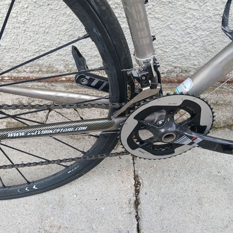 Used Bianchi Titanium SRAM Red eTap 2002 Road & Gravel, Light Gray — image 2 of 3