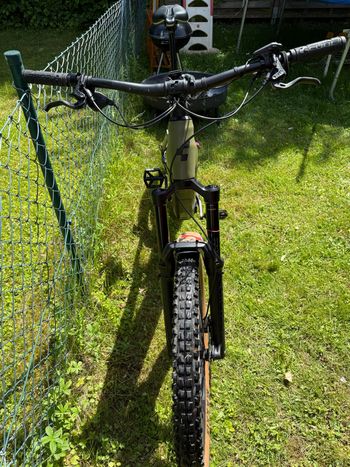 Used CUBE STEREO HYBRID 160 HPC, RACE 750 27.5 2023 2023 Mountainbike, Green, 27.5 — image 3 of 5
