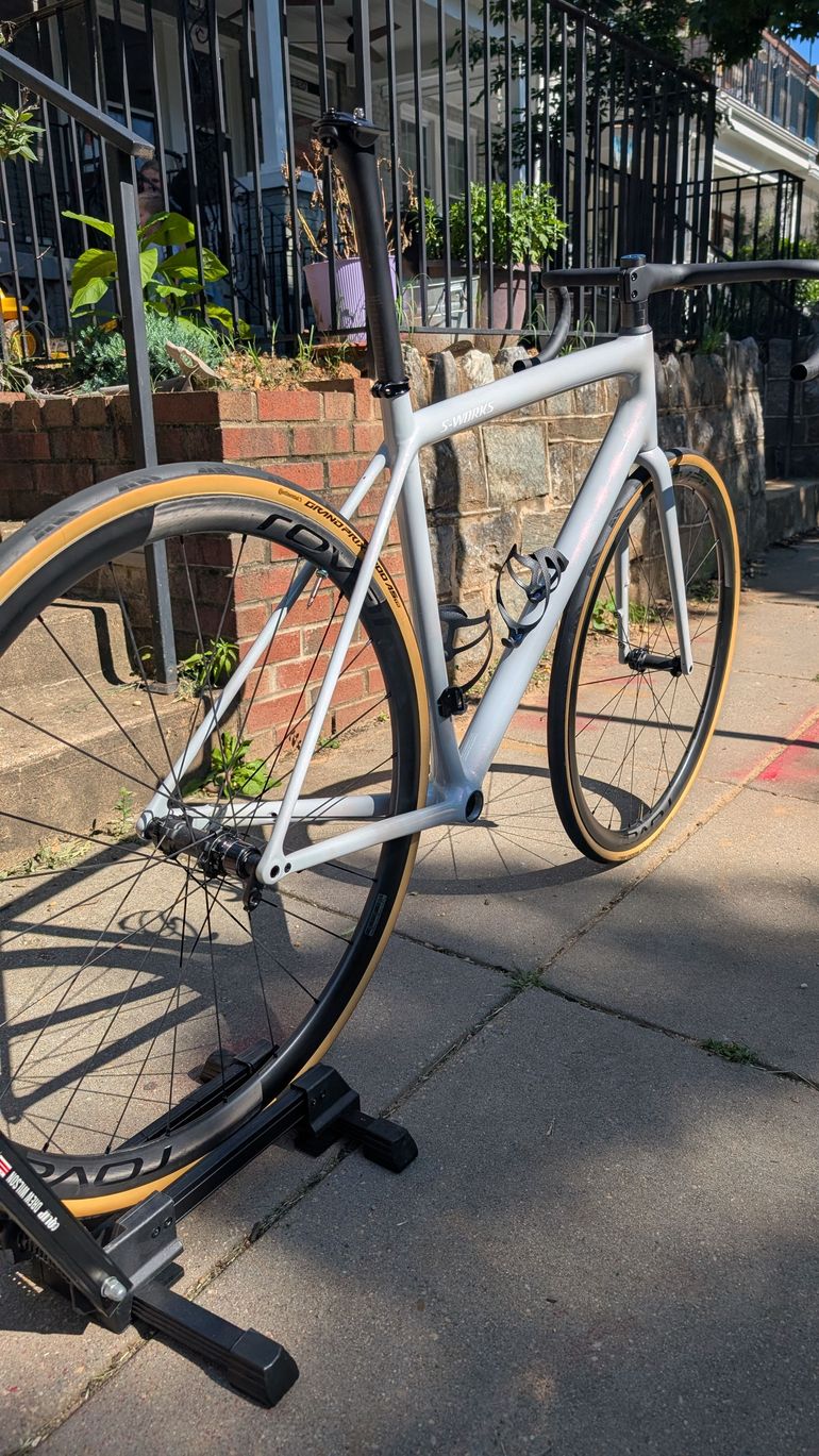 Used Specialized S-Works Aethos Frameset - FACT 12r Carbon 2024 Frameset 2024 Road & Gravel, White — image 7 of 13