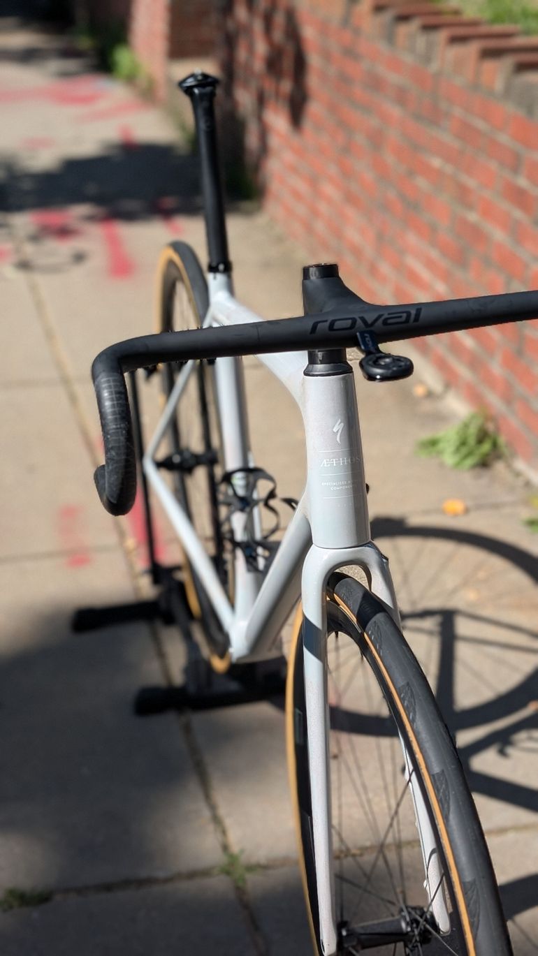 Used Specialized S-Works Aethos Frameset - FACT 12r Carbon 2024 Frameset 2024 Road & Gravel, White — image 2 of 13