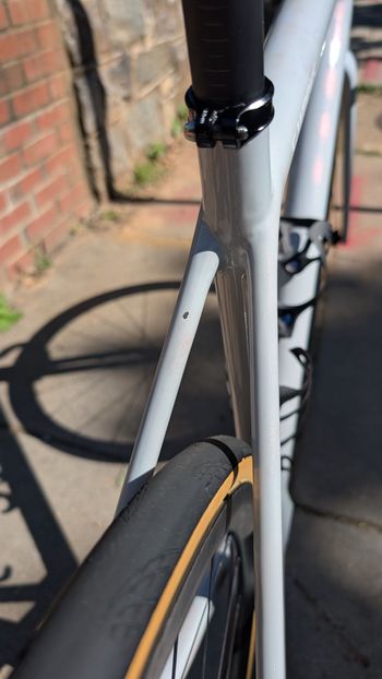Used Specialized S-Works Aethos Frameset - FACT 12r Carbon 2024 Frameset 2024 Road & Gravel, White — image 11 of 13