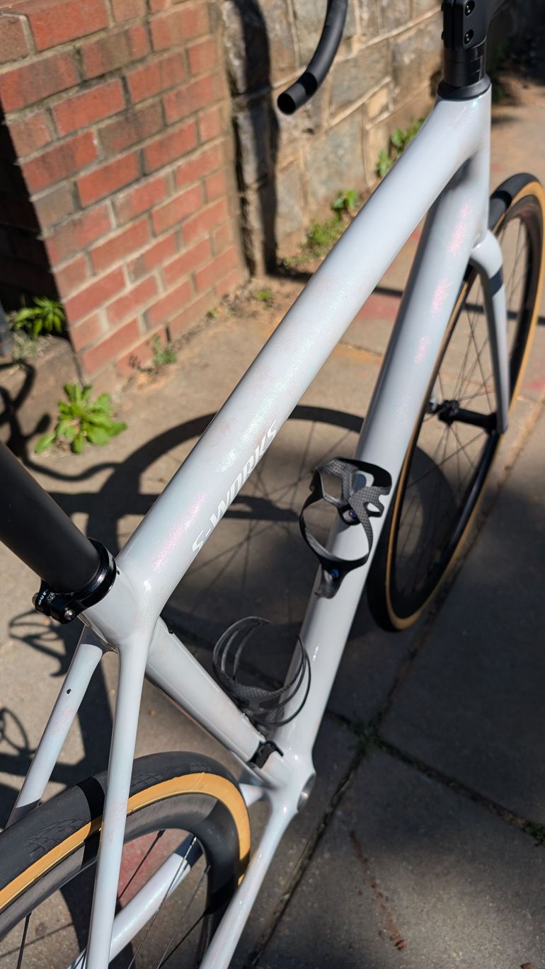 Used Specialized S-Works Aethos Frameset - FACT 12r Carbon 2024 Frameset 2024 Road & Gravel, White — image 10 of 13