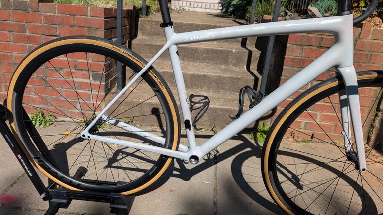 Used Specialized S-Works Aethos Frameset - FACT 12r Carbon 2024 Frameset 2024 Road & Gravel, White — image 6 of 13