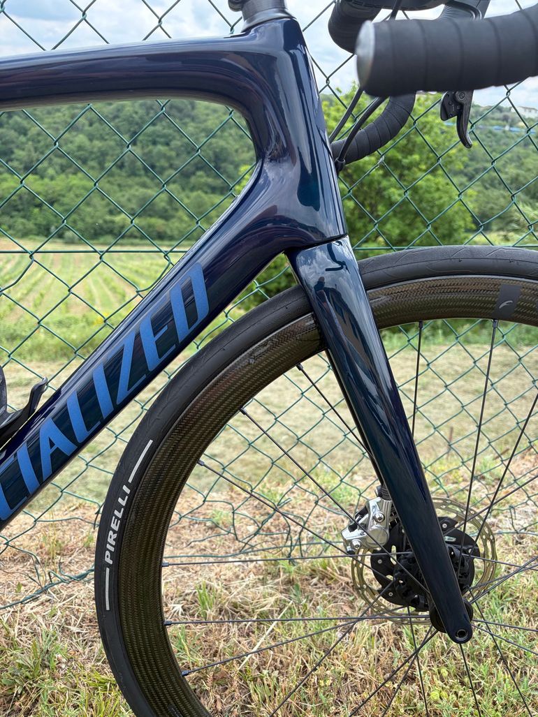 Used Specialized Tarmac SL6 Disc Pro - SRAM Force eTap AXS 2020 Frameset 2020 Road & Gravel, Blue — image 2 of 8