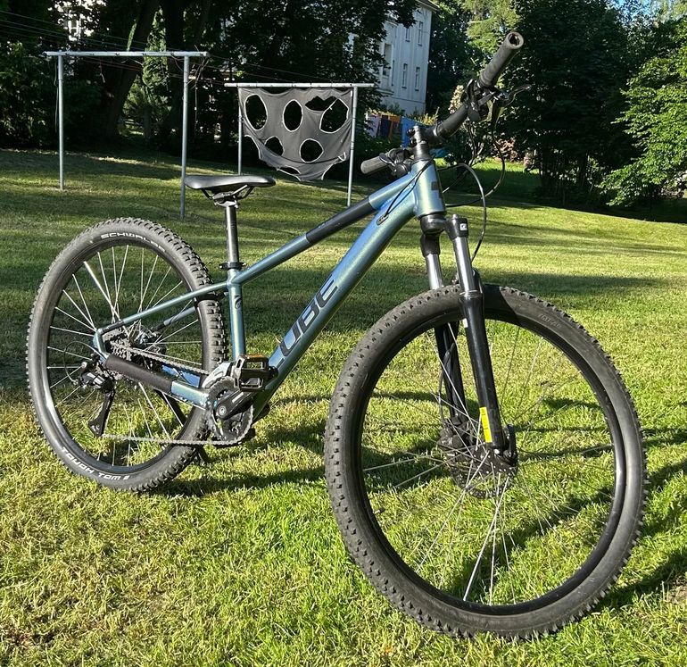 Used CUBE Aim Shimano Acera 2023 Mountainbike, Blue — image 1 of 10