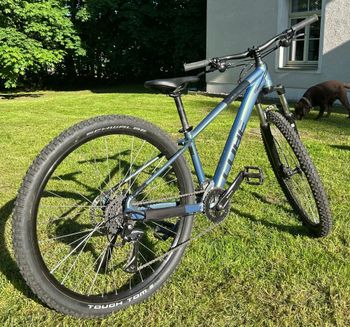 Used CUBE Aim Shimano Acera 2023 Mountainbike, Blue — image 2 of 10