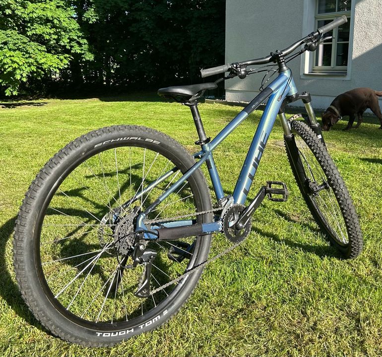 Used CUBE Aim Shimano Acera 2023 Mountainbike, Blue — image 2 of 10