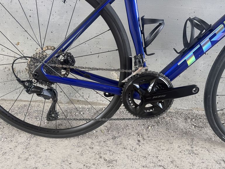 Used Trek Madone SL 5 Gen 8 2025 2025 Road & Gravel, Blue — image 3 of 9