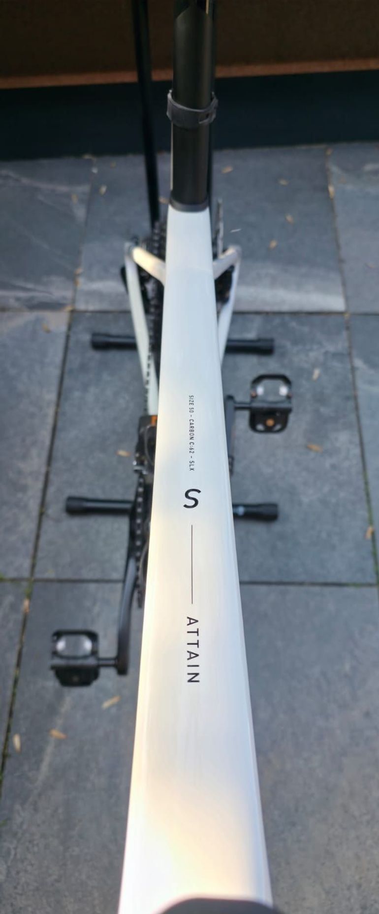 Used CUBE ATTAIN C:62, SLX 2025 2025 Road & Gravel, White — image 7 of 11