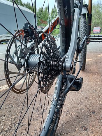 Used YT Industries CF SRAM X01 2018 Mountainbike, Light Gray — image 5 of 25
