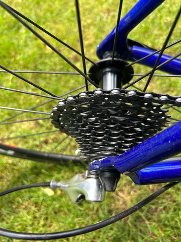 Gebrauchtes Krabo Custom Campagnolo Chorus 2001 Road & Gravel, Blau — Bild 5 von 11