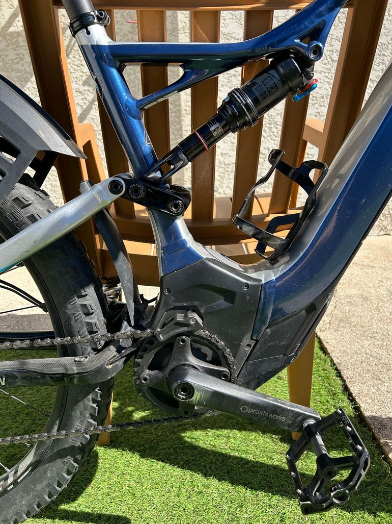 Used Specialized S-Works Turbo Levo FSR 6Fattie 2017 2017 Mountainbike, Blau, 27.5 — image 4 of 5