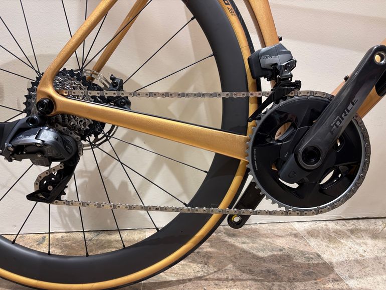 Used Cervélo CERVELO SOLOIST SRAM FORCE AXS GOLD BLACK · SIZE 61 2025 Road & Gravel, Orange — image 2 of 5