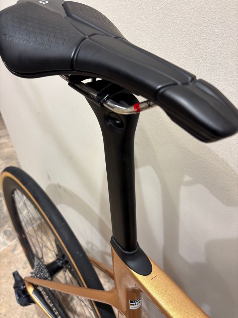 Used Cervélo CERVELO SOLOIST SRAM FORCE AXS GOLD BLACK · SIZE 61 2025 Road & Gravel, Orange — image 5 of 5