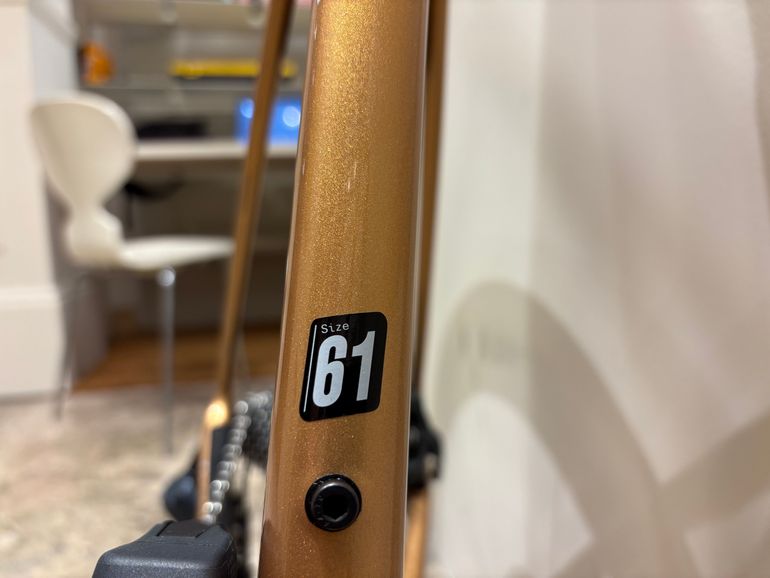 Used Cervélo CERVELO SOLOIST SRAM FORCE AXS GOLD BLACK · SIZE 61 2025 Road & Gravel, Orange — image 4 of 5