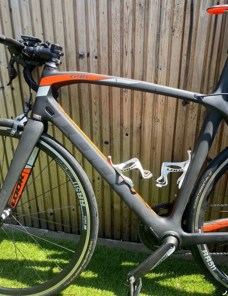 Used Look Look 695 DI2 2016 Road & Gravel, Black — image 4 of 9