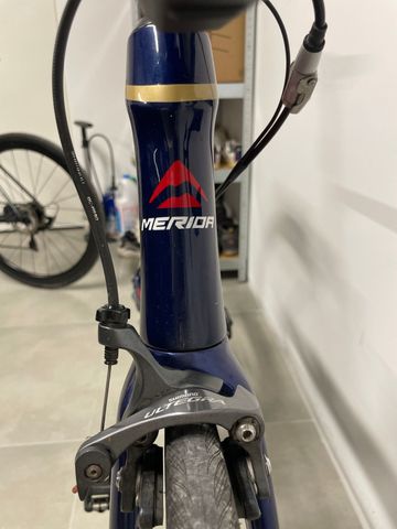 Used Merida REACTO 8000-E 2020 2020 Road & Gravel, Blue — image 7 of 11