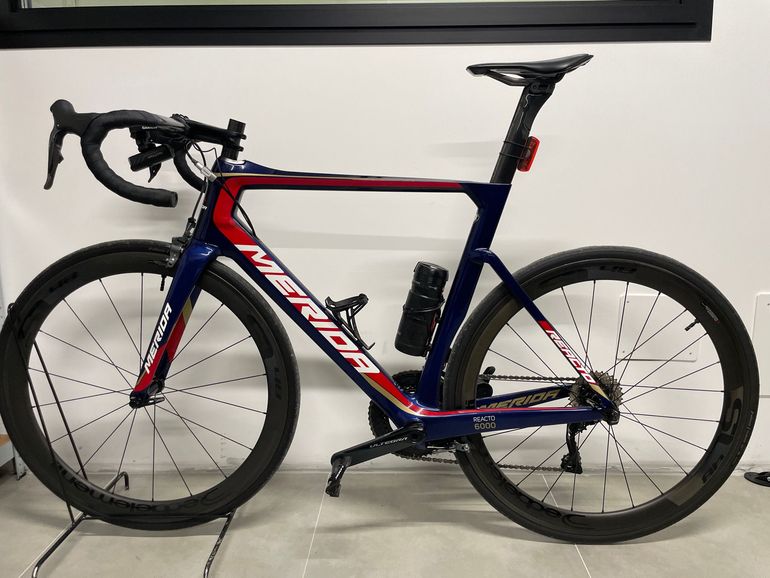 Used Merida REACTO 8000-E 2020 2020 Road & Gravel, Blue — image 2 of 7
