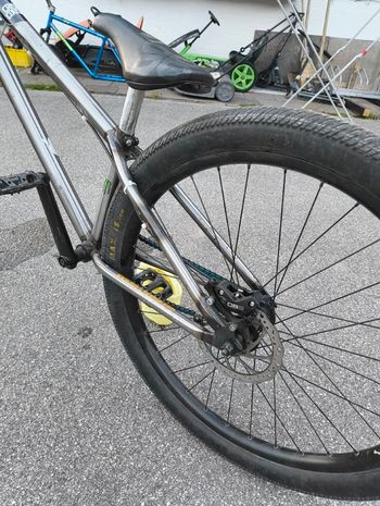 Used leafcycle Leafcycle Custom Single Speed / Fixed Gear 2021 Mountainbike, Light Gray — image 4 of 5