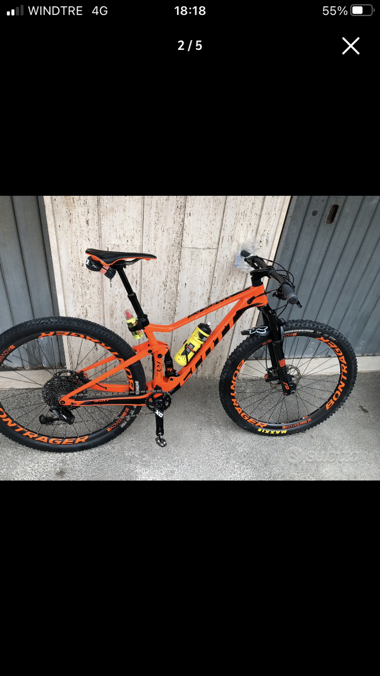 Used Scott Spark RC 900 Team 2019 2019 Mountainbike, Orange, 29 — image 1 of 5