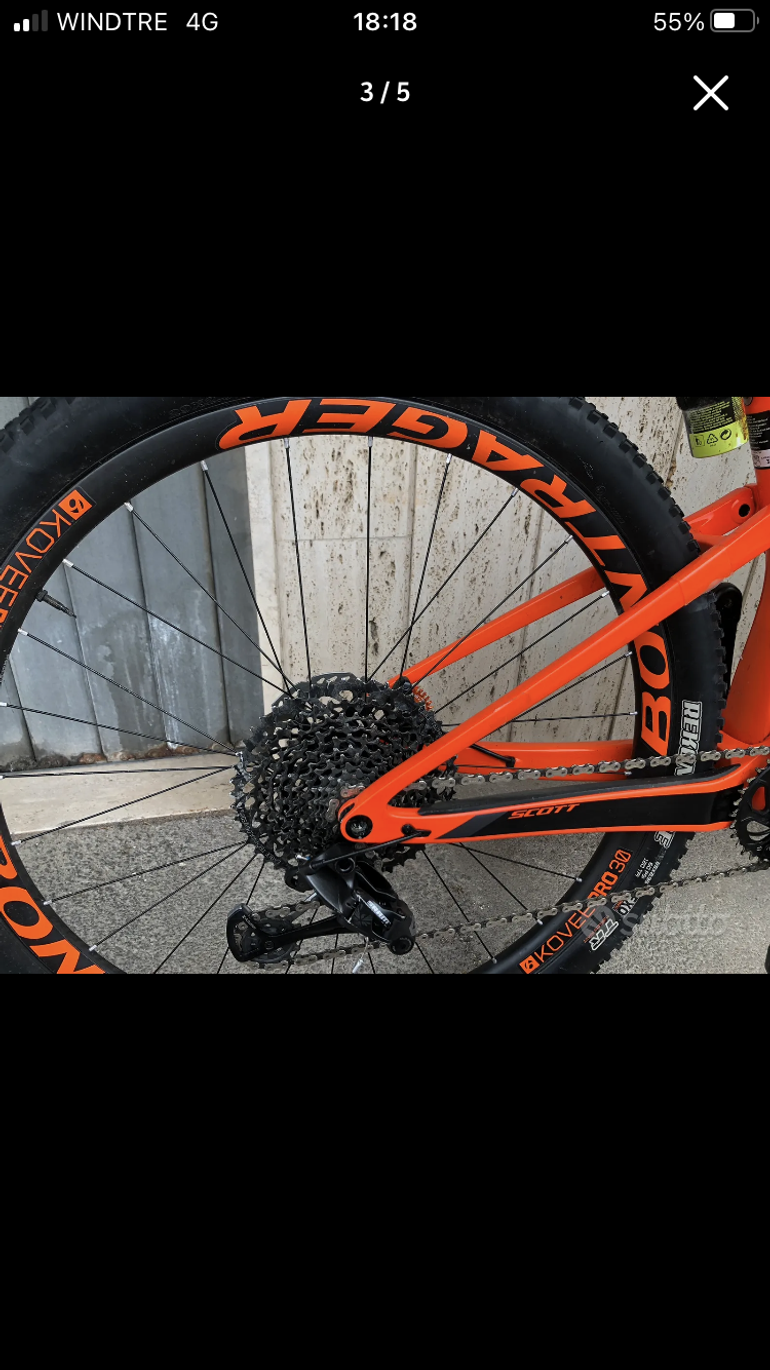 Used Scott Spark RC 900 Team 2019 2019 Mountainbike, Orange, 29 — image 3 of 5
