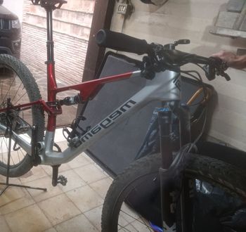 Used Megamo Track Shimano Deore XT 2026 Mountainbike, Light Gray — image 3 of 5