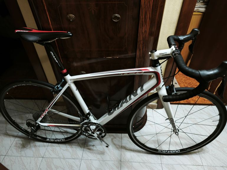 Used Giant TCR SLR 1 2014 2014 Road & Gravel, White — image 1 of 12