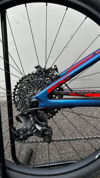 Used Specialized Men's S-Works Epic 2019 2019 Mountainbike, Blue, 29 — image 6 of 9