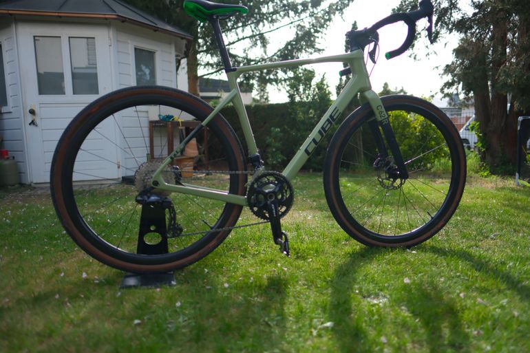 Used CUBE Nuroad Shimano GRX Di2 2022 Road & Gravel, Green — image 1 of 13