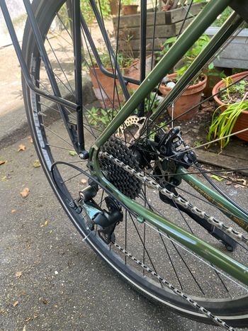 Used Genesis Tour De Fer 30 2023 2023 Road & Gravel, Green — image 7 of 16