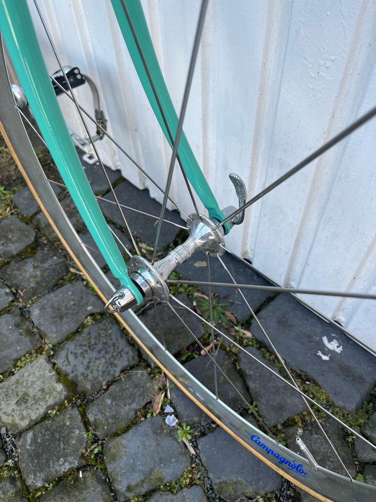 Used Bianchi Specialissima Chrono TT 1981 Road & Gravel, Green — image 9 of 13