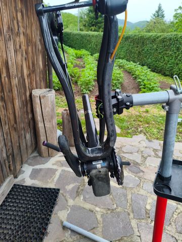 Gebrauchtes Propain Hugene 2 CF Factory 2023 Frameset 2023 Mountainbike, Schwarz, 29 — Bild 6 von 7