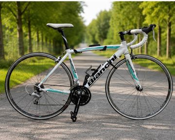 Used Bianchi Custom Shimano Sora 2014 Road & Gravel, White — image 1 of 4