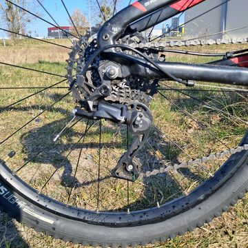 Used ROCKRIDER Full suspension Microshift 2024 Mountainbike, Black — image 6 of 7