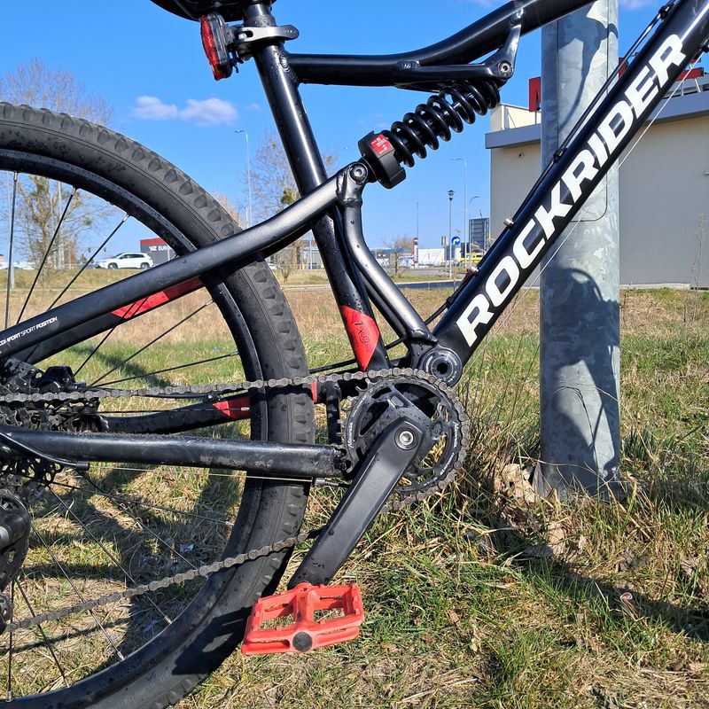 Used ROCKRIDER Full suspension Microshift 2024 Mountainbike, Black — image 3 of 7