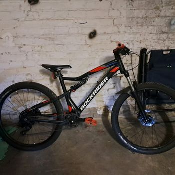 Used ROCKRIDER Full suspension Microshift 2024 Mountainbike, Black — image 7 of 7