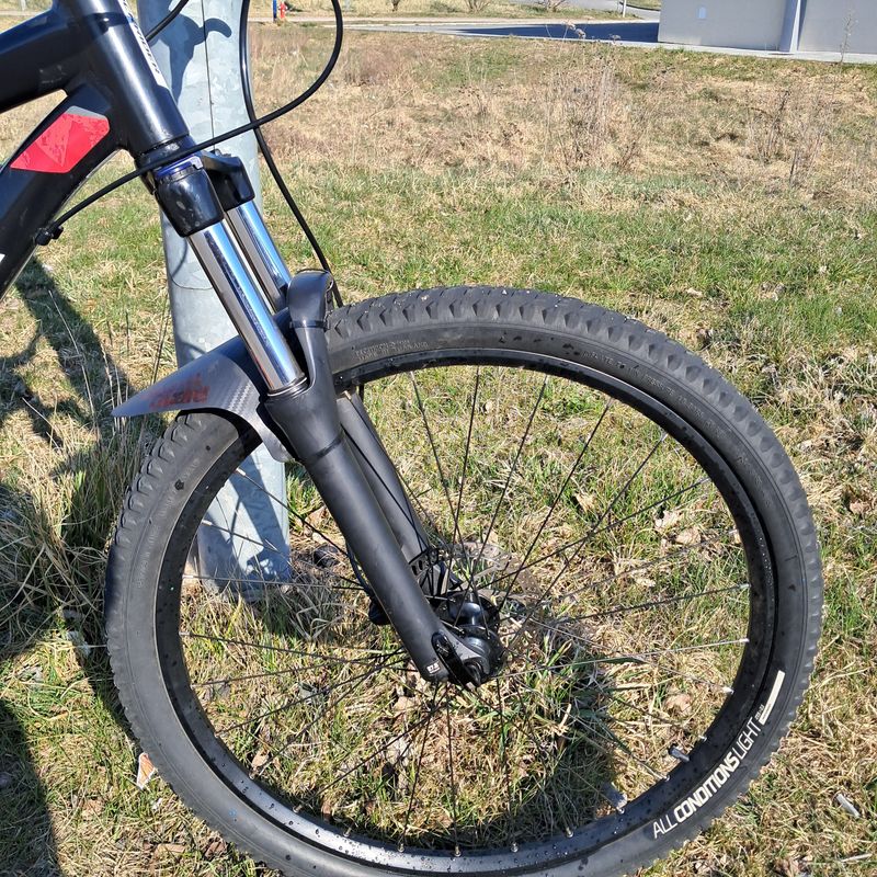 Used ROCKRIDER Full suspension Microshift 2024 Mountainbike, Black — image 4 of 7