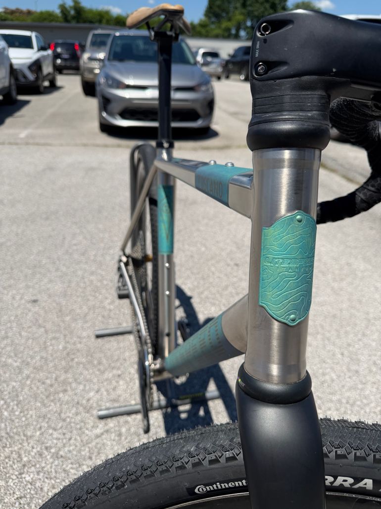 Used Litespeed Toscano FI SRAM RED AXS XPLR E1 13 Spd 2025 2025 Road & Gravel, Green — image 3 of 15