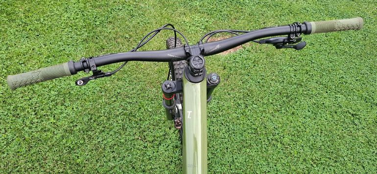 Used CUBE STEREO ONE77 C:68X TM 29 2023 2023 Mountainbike, Green, 29 — image 5 of 7