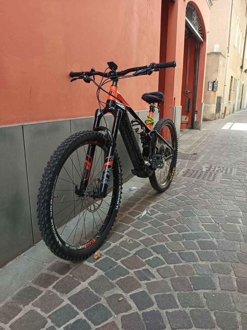Mondraker e-Crafty R+ 2018 2018 Mountainbike de segunda mano, Naranja — imagen 1 de 3