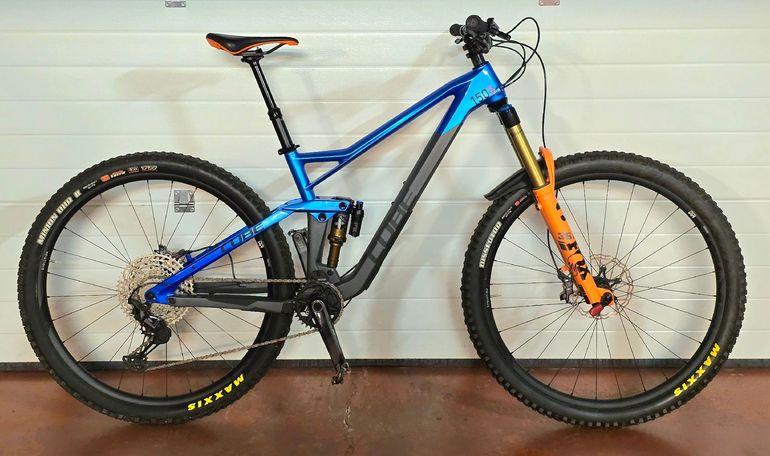 Used CUBE STEREO 150 C:62, SL 29 2022 2022 Mountainbike, Blue, 29 — image 1 of 4