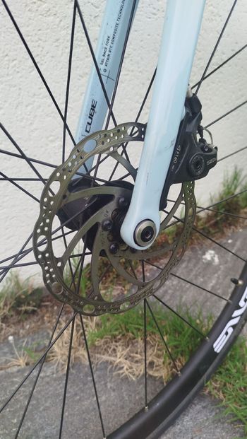 Used CUBE ATTAIN PRO 2022 2022 Road & Gravel, Blue — image 10 of 11